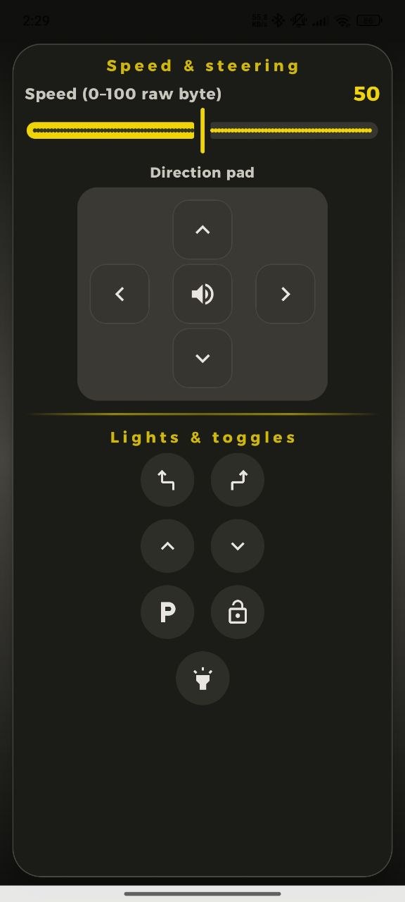 Screenshot: Bluetooth device selection or settings